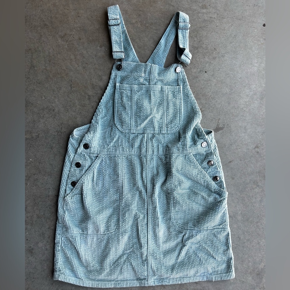 Corduroy Short Overalls